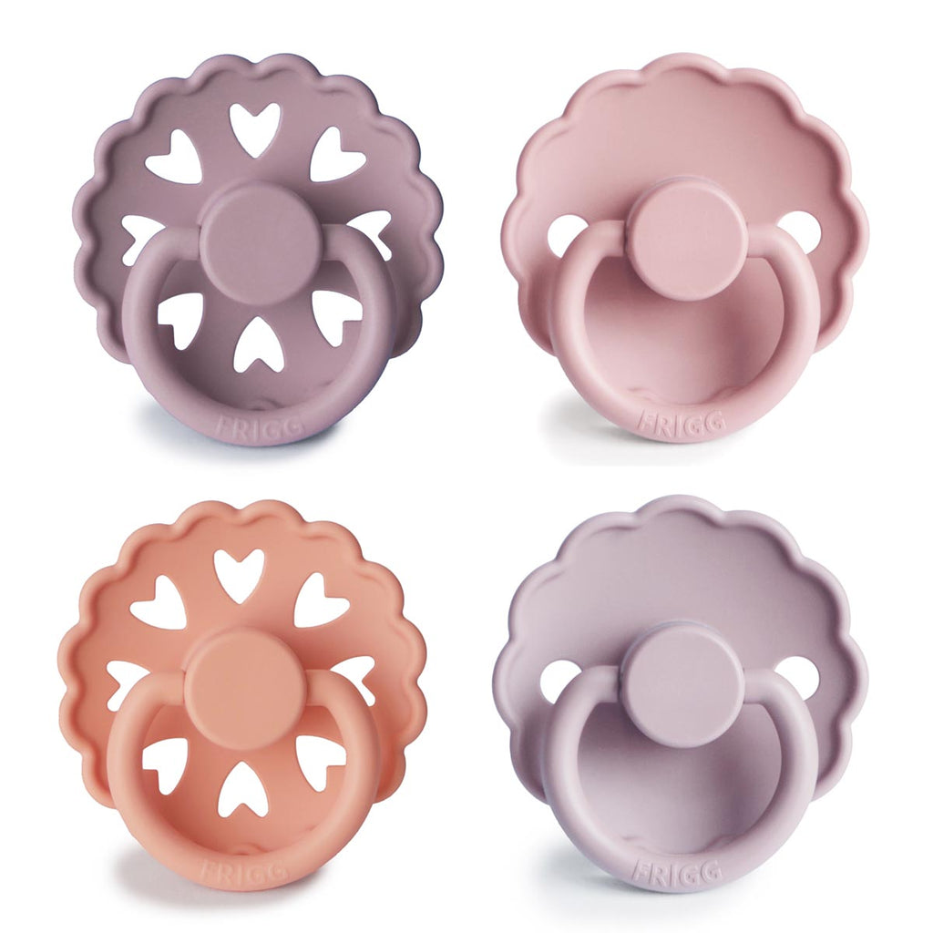 FRIGG Multi Pacifier Silicone in Sunset Bliss (4-Pack)