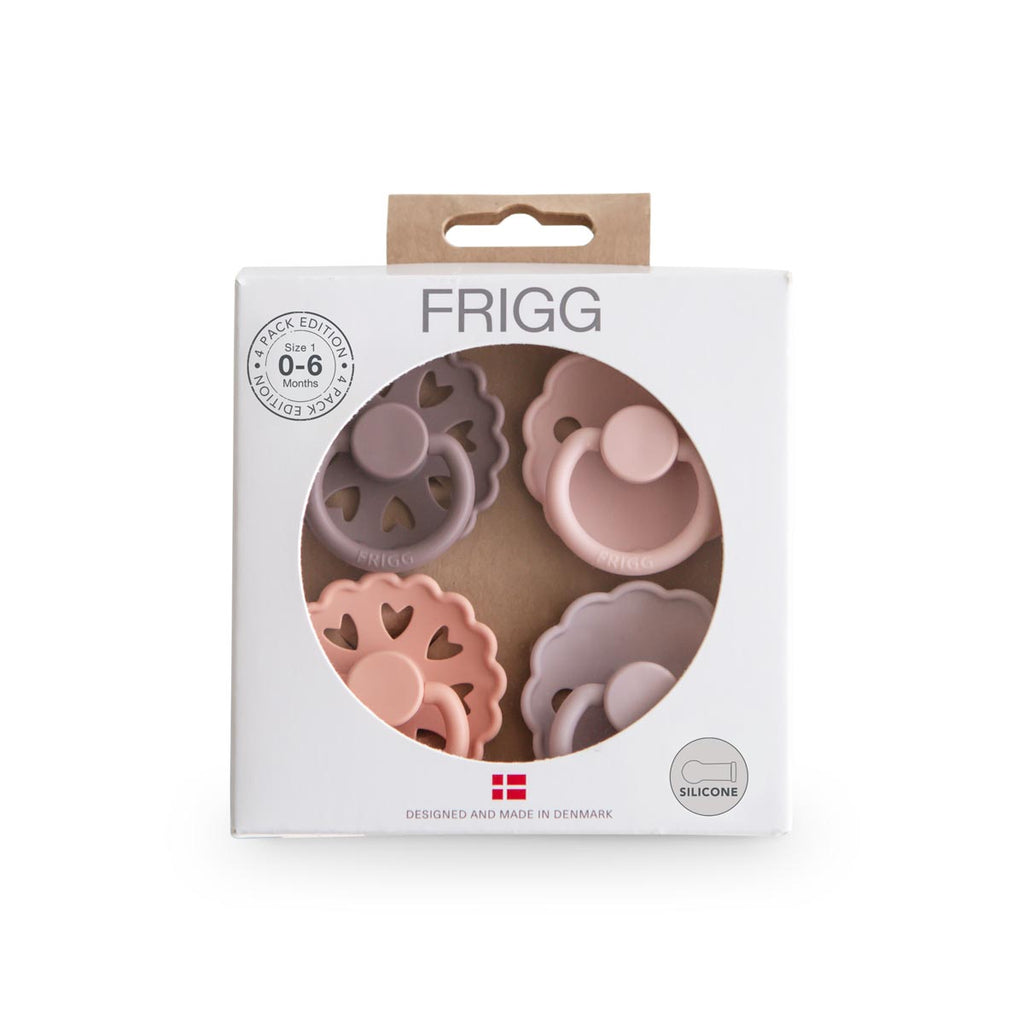 FRIGG Multi Pacifier Silicone in Sunset Bliss (4-Pack)